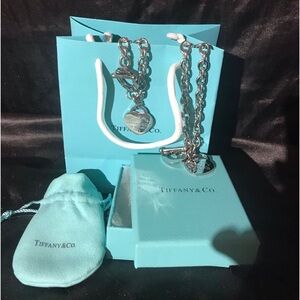Not Tiffany Necklace & Bracelet
